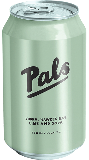 Pals Vodka, Lime, Soda 10pk 330ml cans