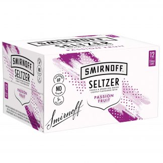 Smirnoff Seltzer Passionfruit 5% 12pk 250ml cans